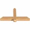 Ekena Millwork Eugene Smooth Timber Gable Bracket, Western Red Cedar, 36"W x 19"H x 3 1/2"D x 3 1/2"F, 13/12 Pitch GBW036X19X0404EUG00SWR - alternate 2